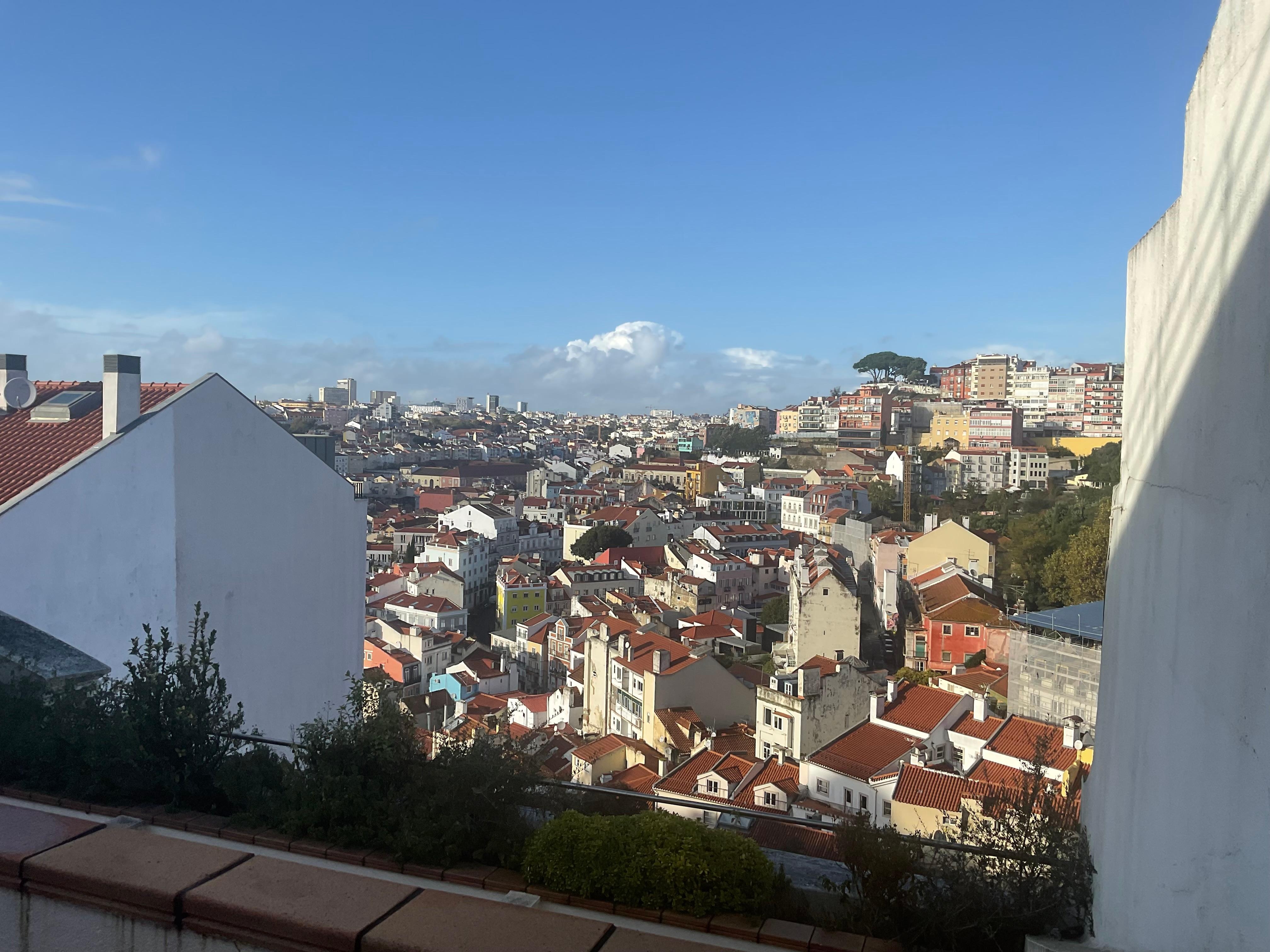 View from room 301 which has a nice patio.