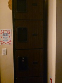 Safety boxes I forgot to bring a lock.