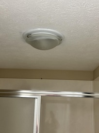 guest bathroom light not working