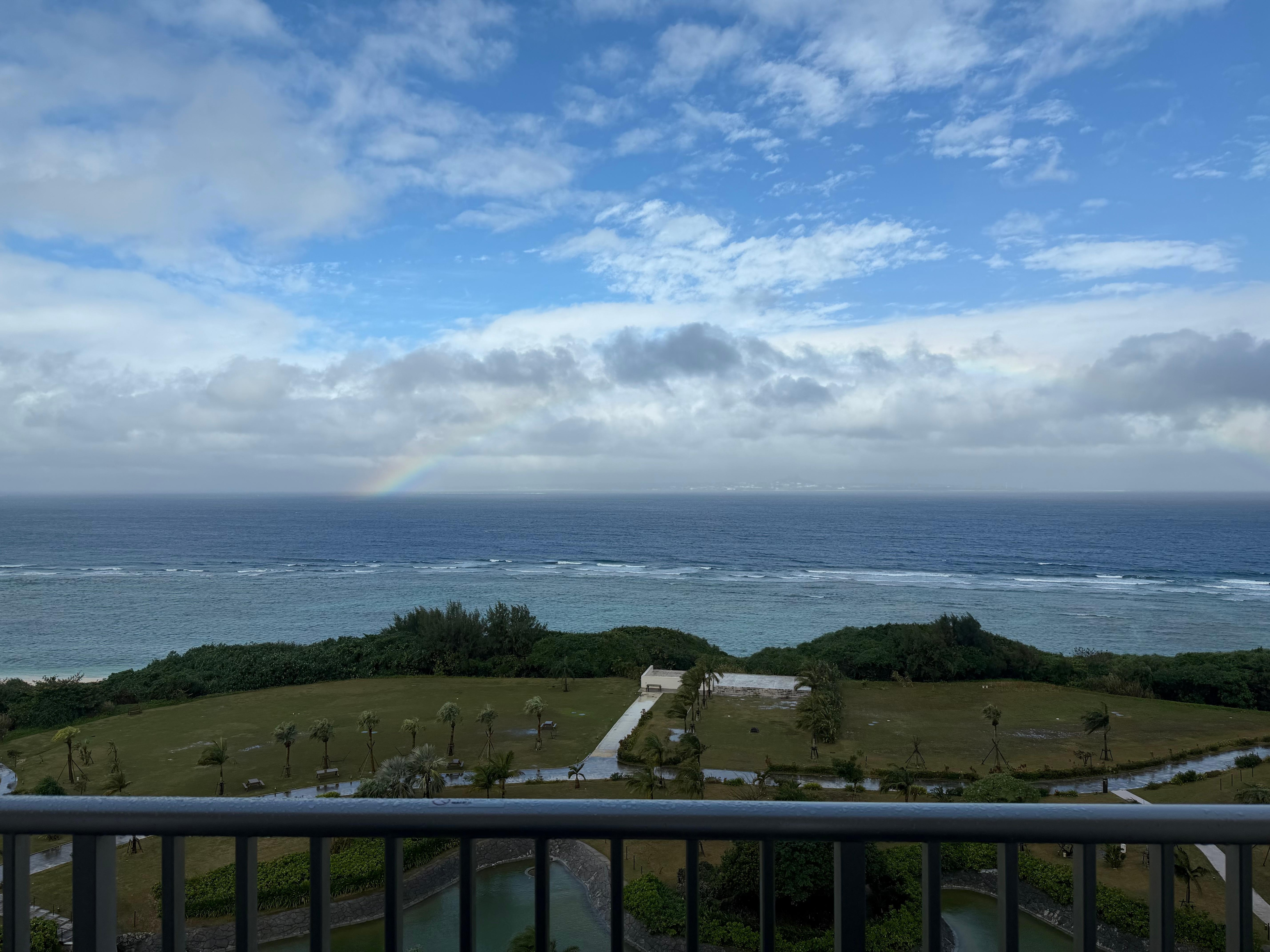 部屋から見た景色