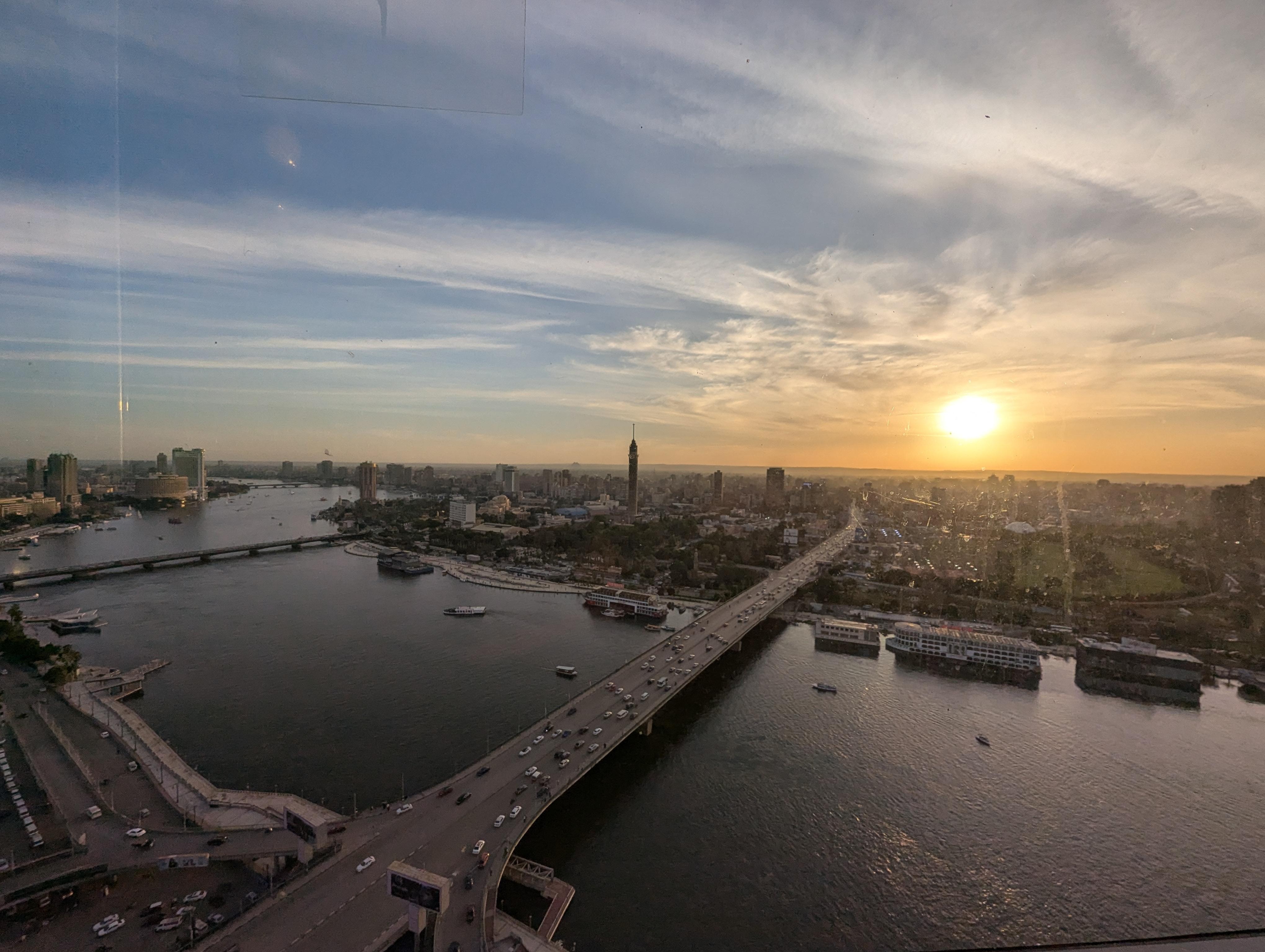 Toller Blick von der Opia-Bar