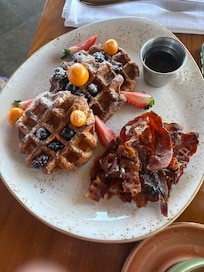 Amazing breakfast and views