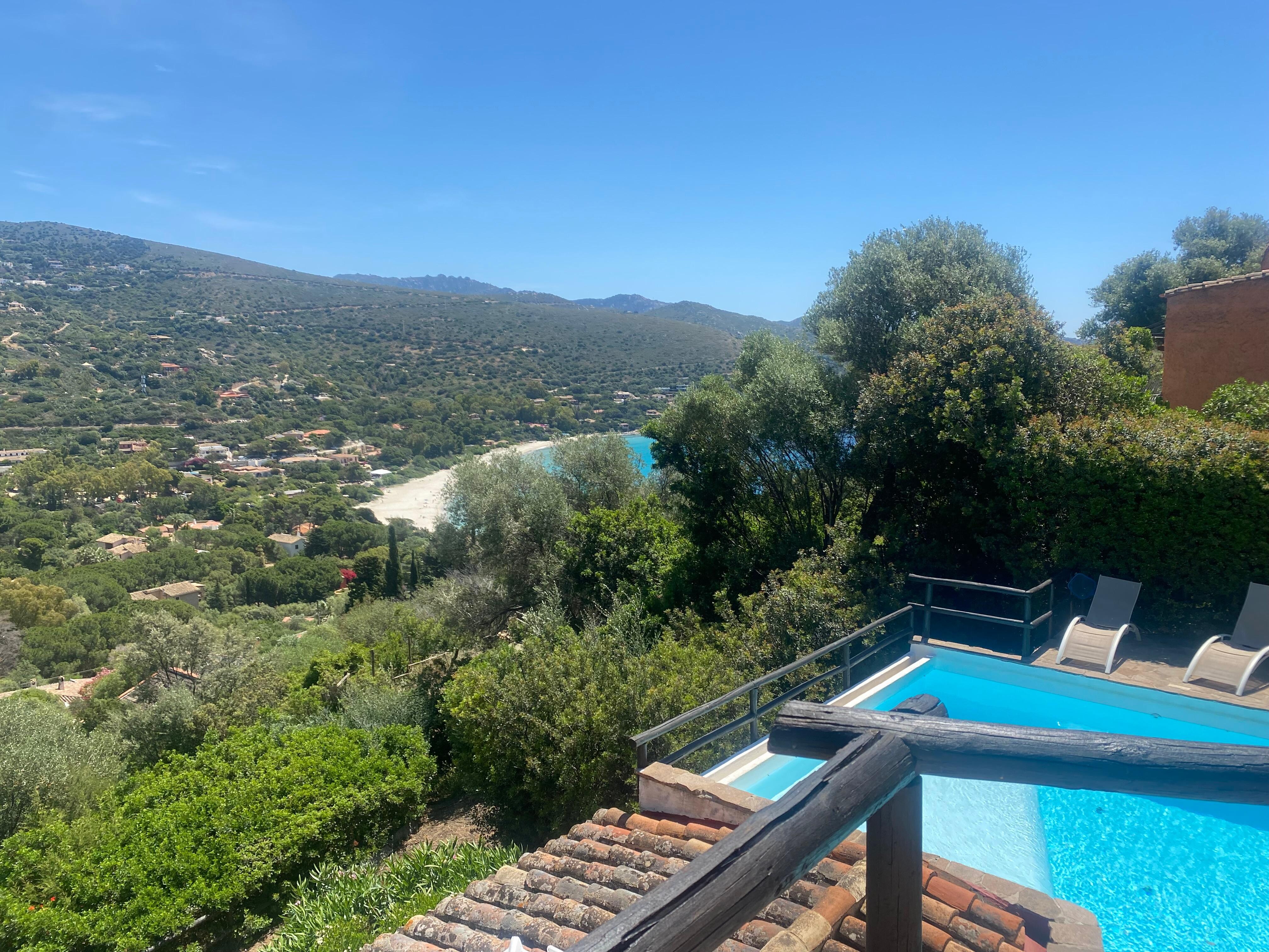View from villa terrace.
