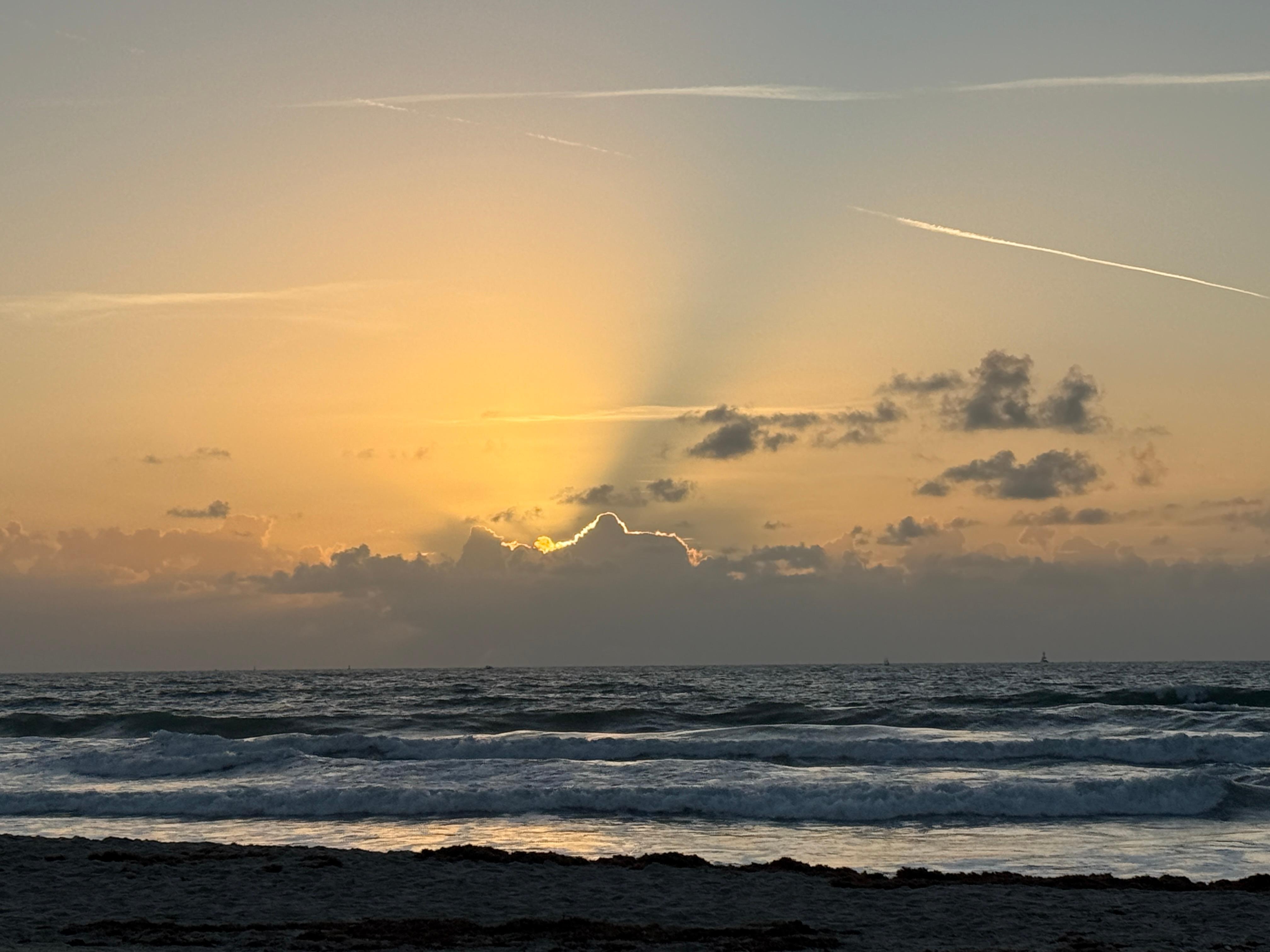 Sunrise on the beach