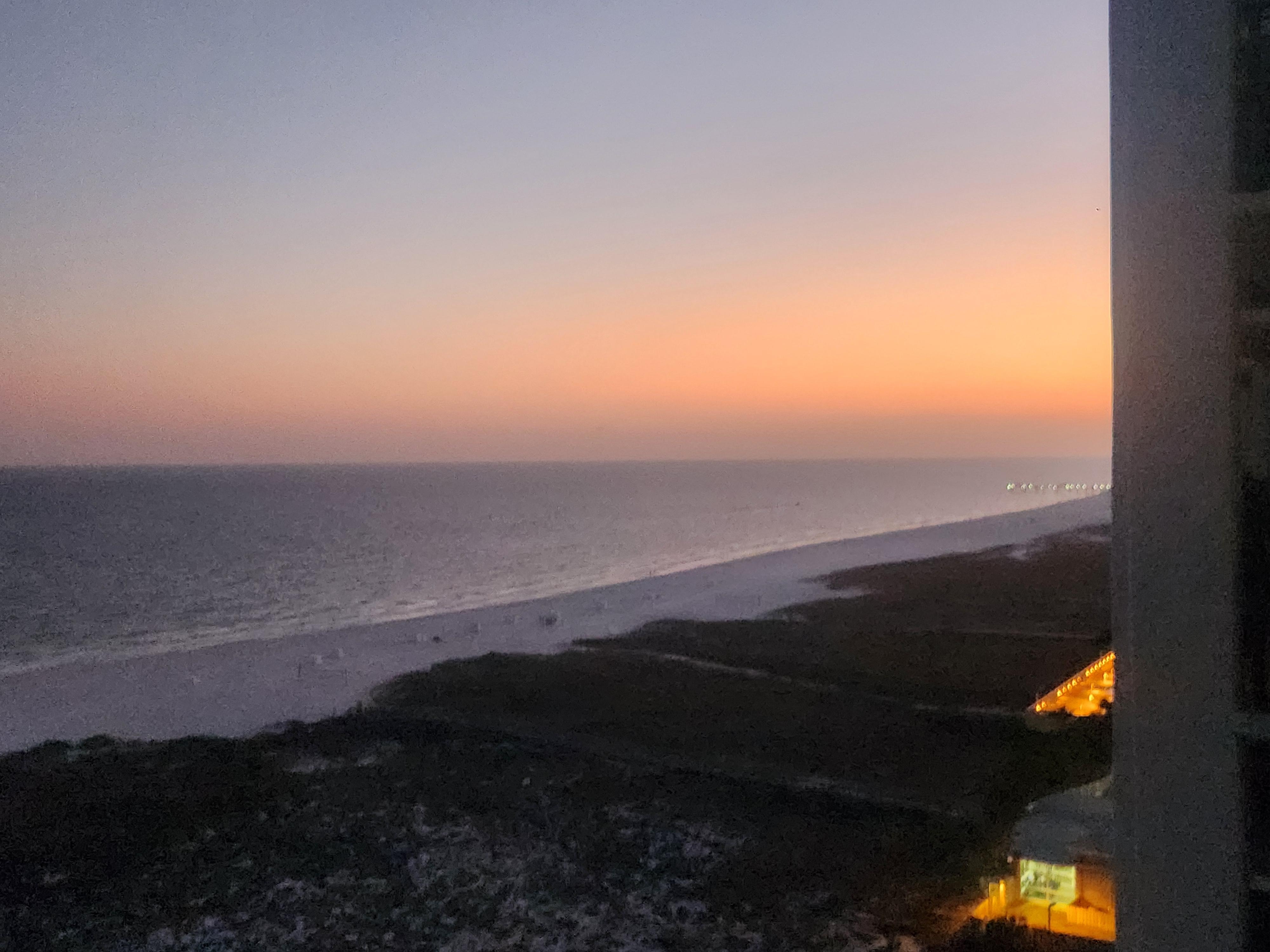 Balcony sunset 