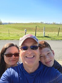 Pasture in front of the cabin