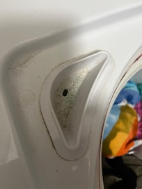 Dirty washing machine dispenser washing machine by the was very dirty