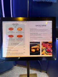 Bar food menu