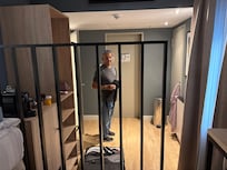 Open area in a loft room. They considered this a medium room and it’s a tiny room.