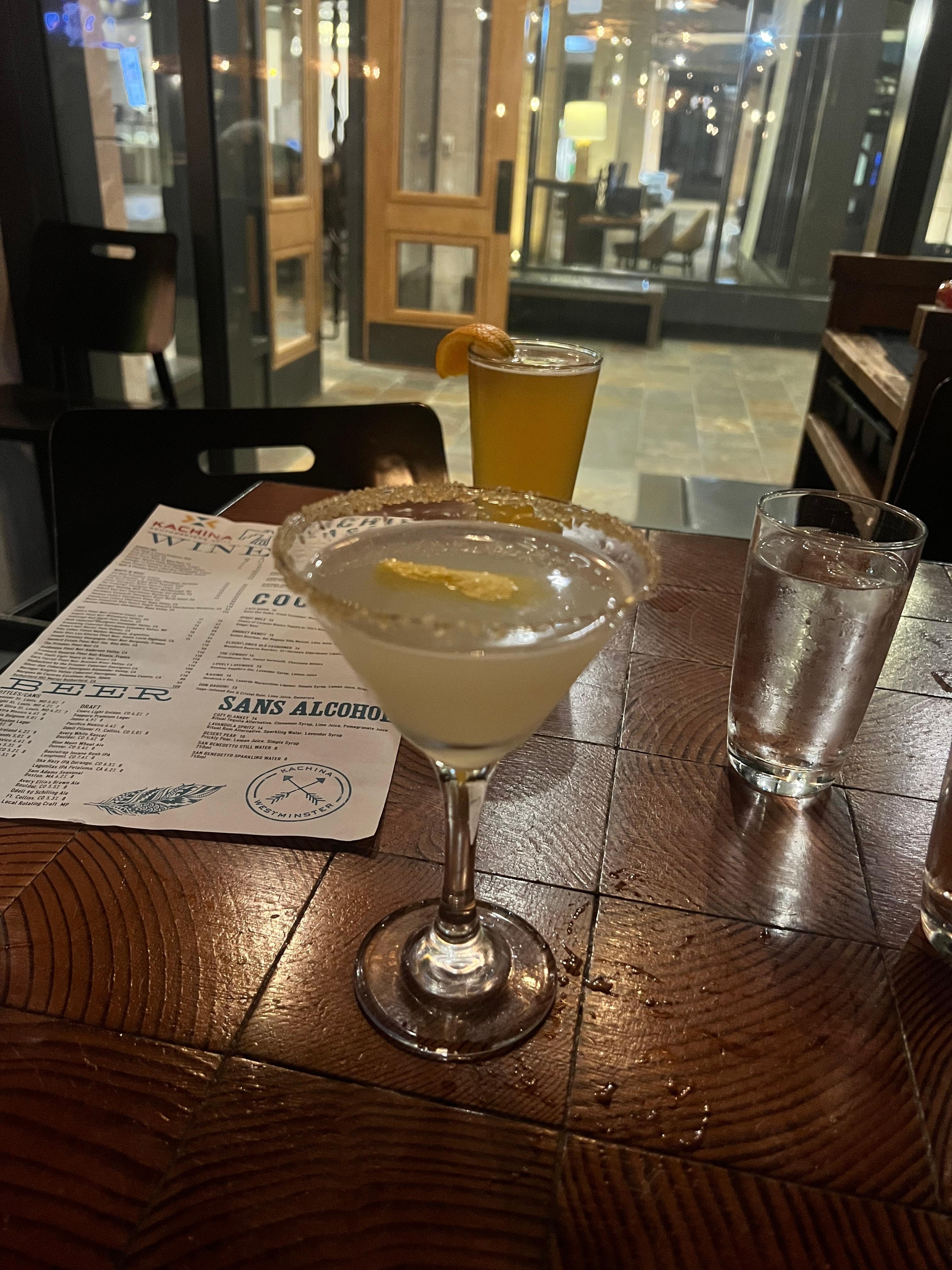 Kachina restaurant and bar was fabulous, especially the lemon drop martinis!