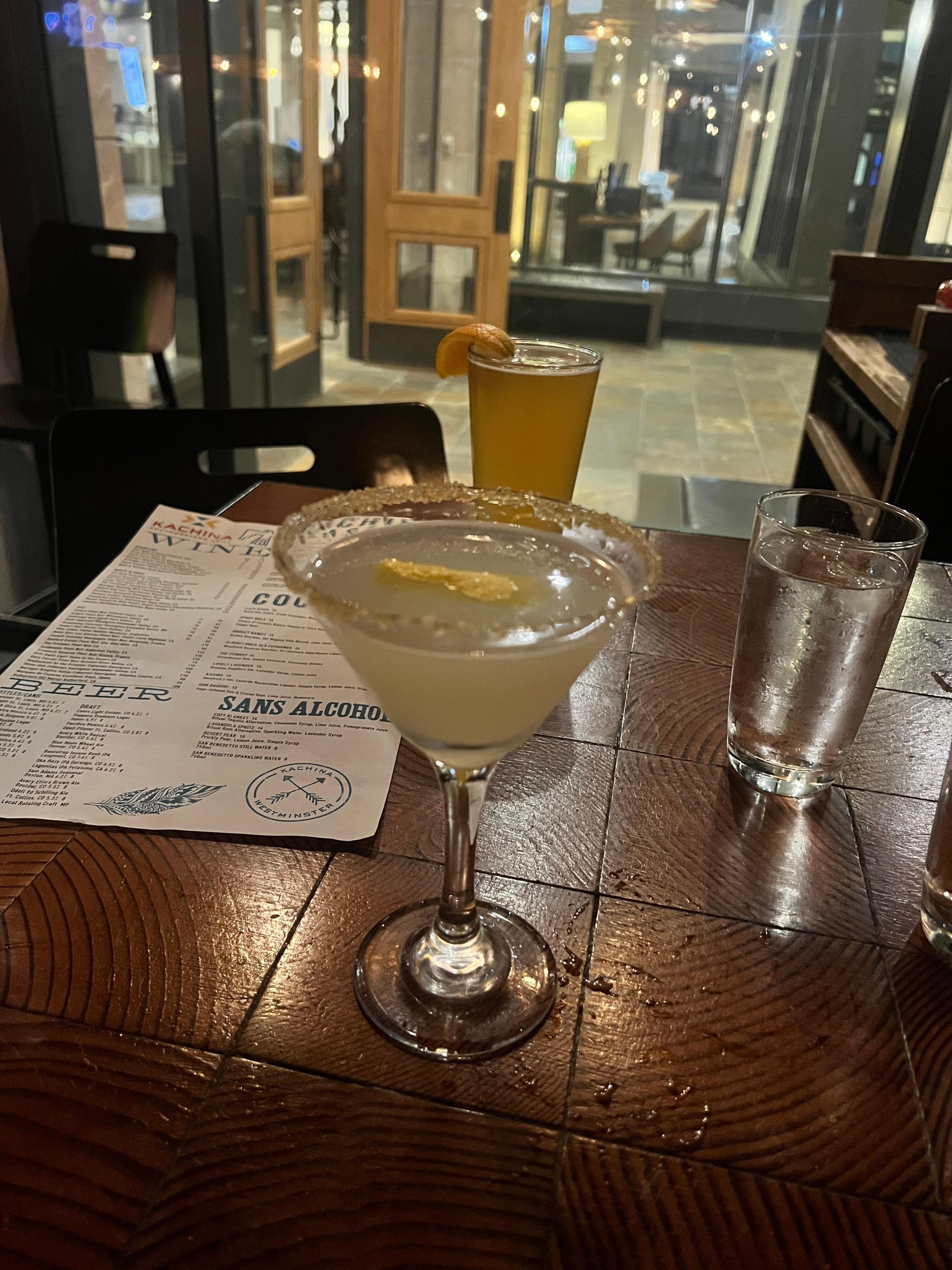 Kachina restaurant and bar was fabulous, especially the lemon drop martinis!