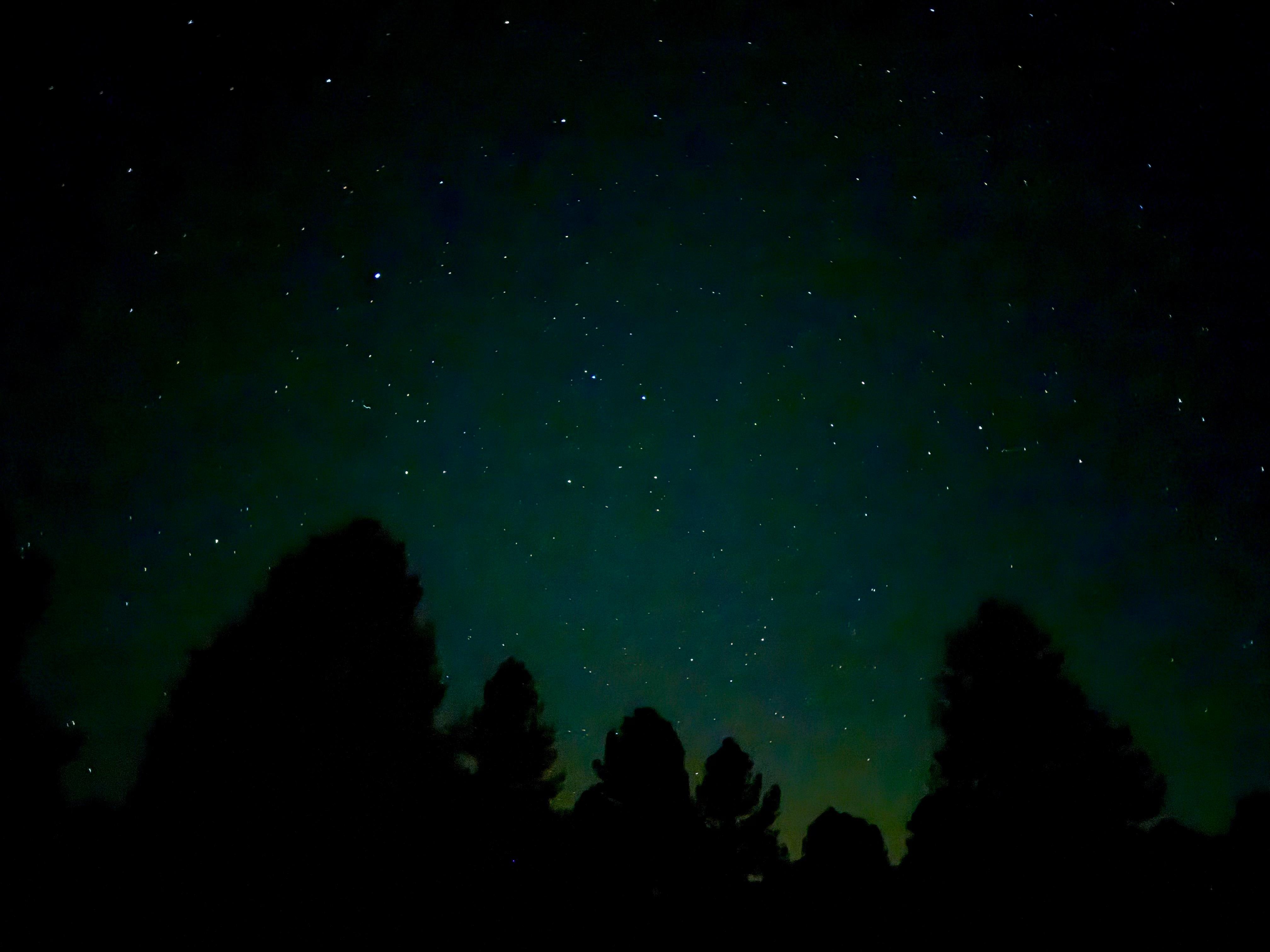 Just after sundown from the back porch. 