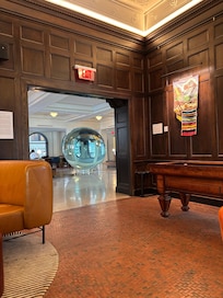 View of lobby from parlor