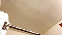 Don't look up while showering. Better yet close your eyes.