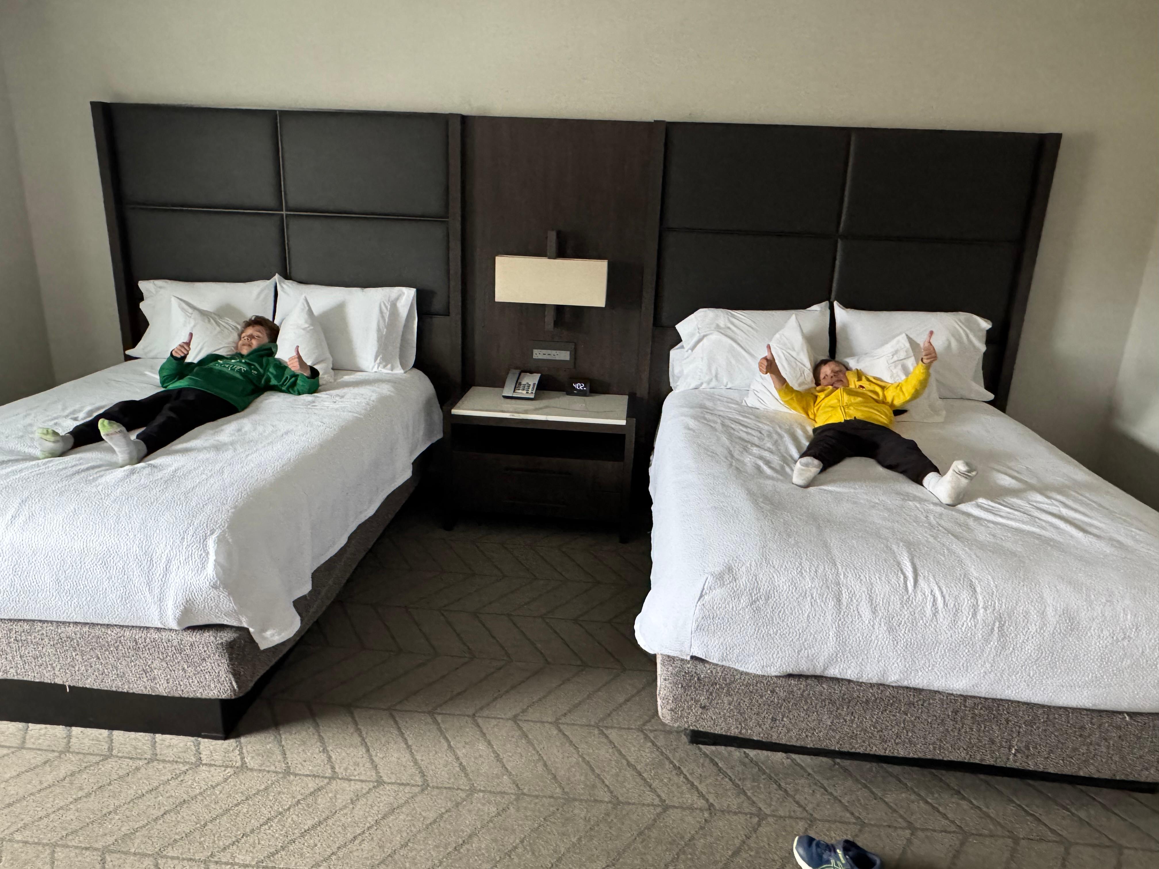 Huge room with 2 queen beds.