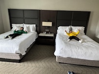 Huge room with 2 queen beds.