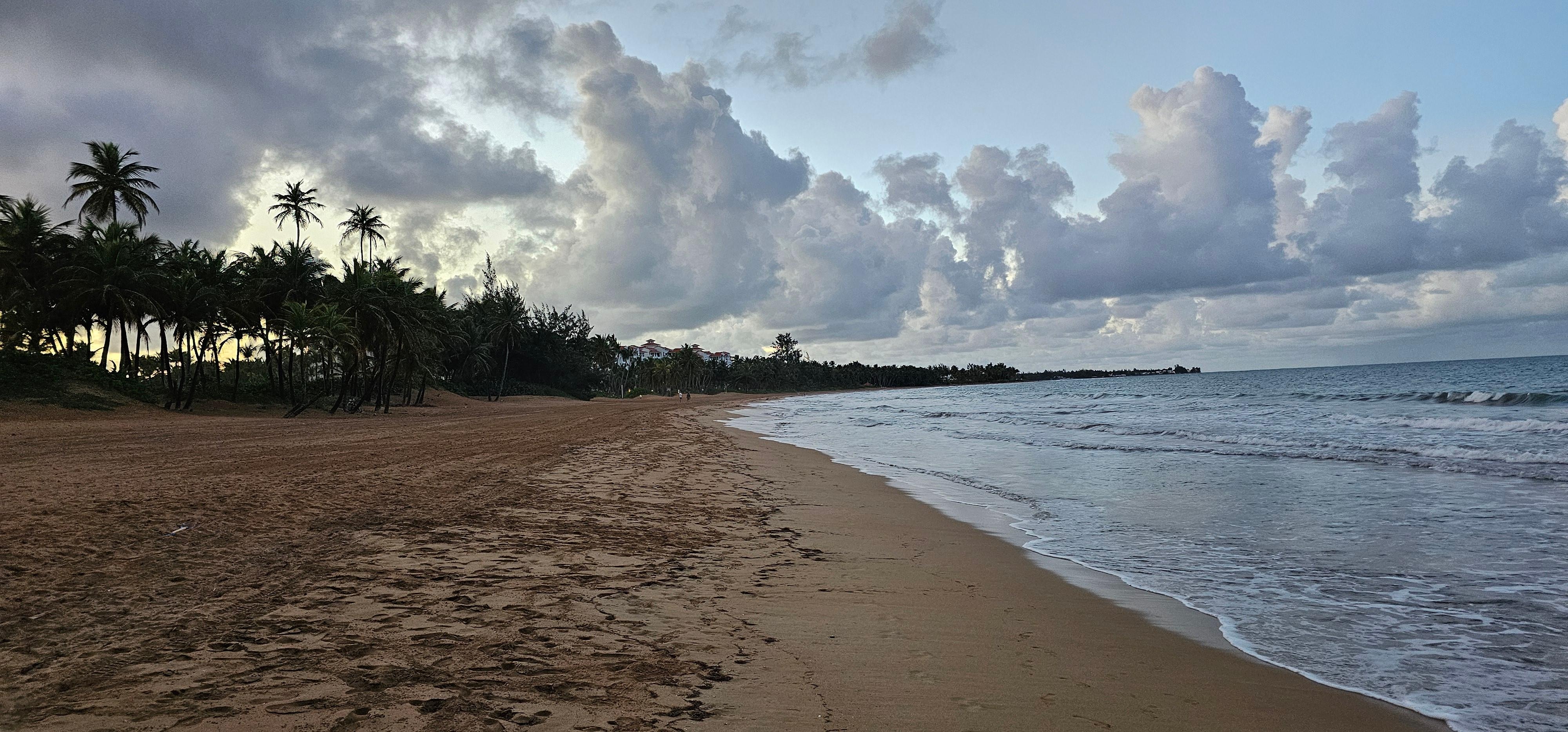 Beach down at the club