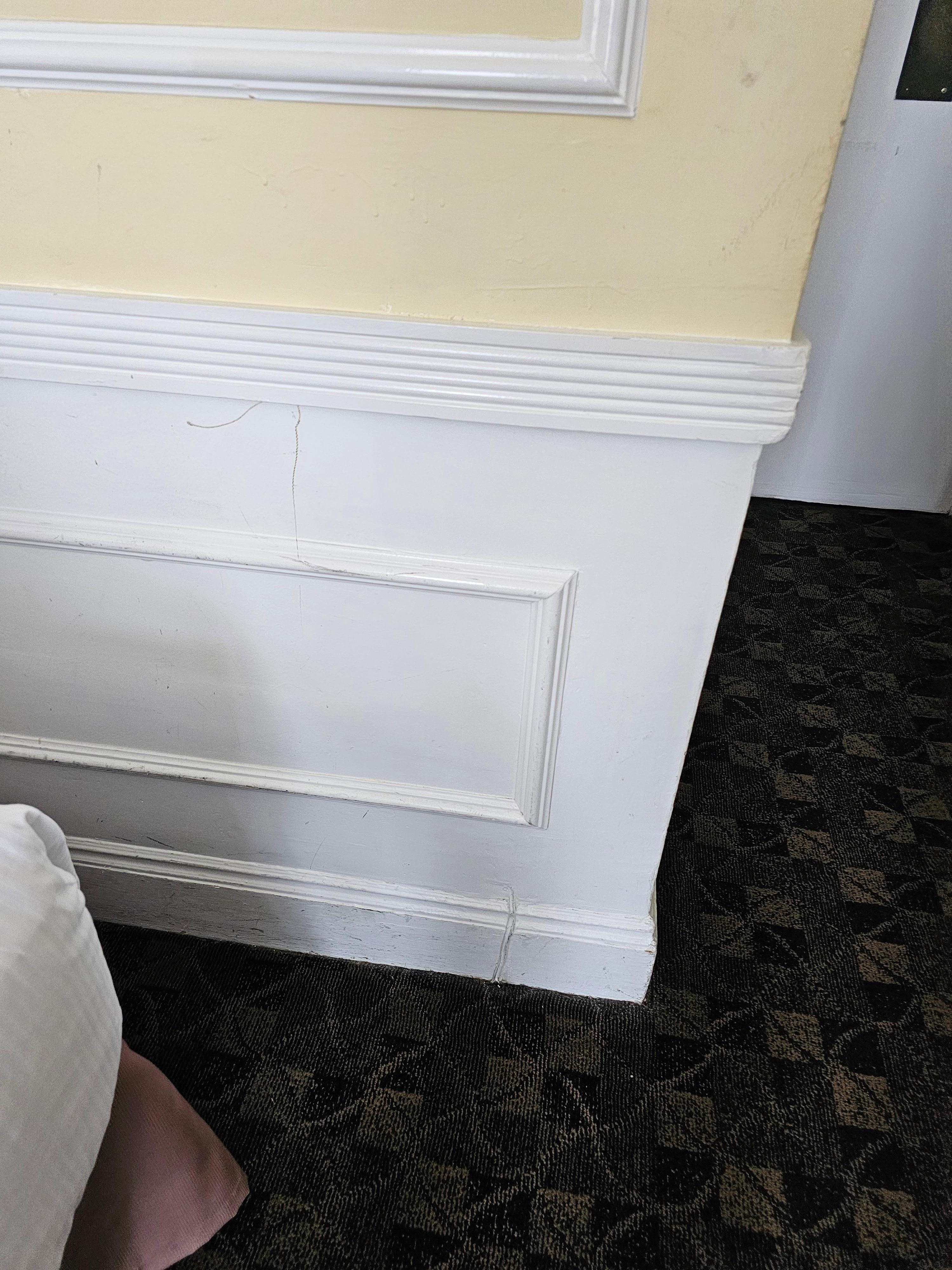 Stains on the wall