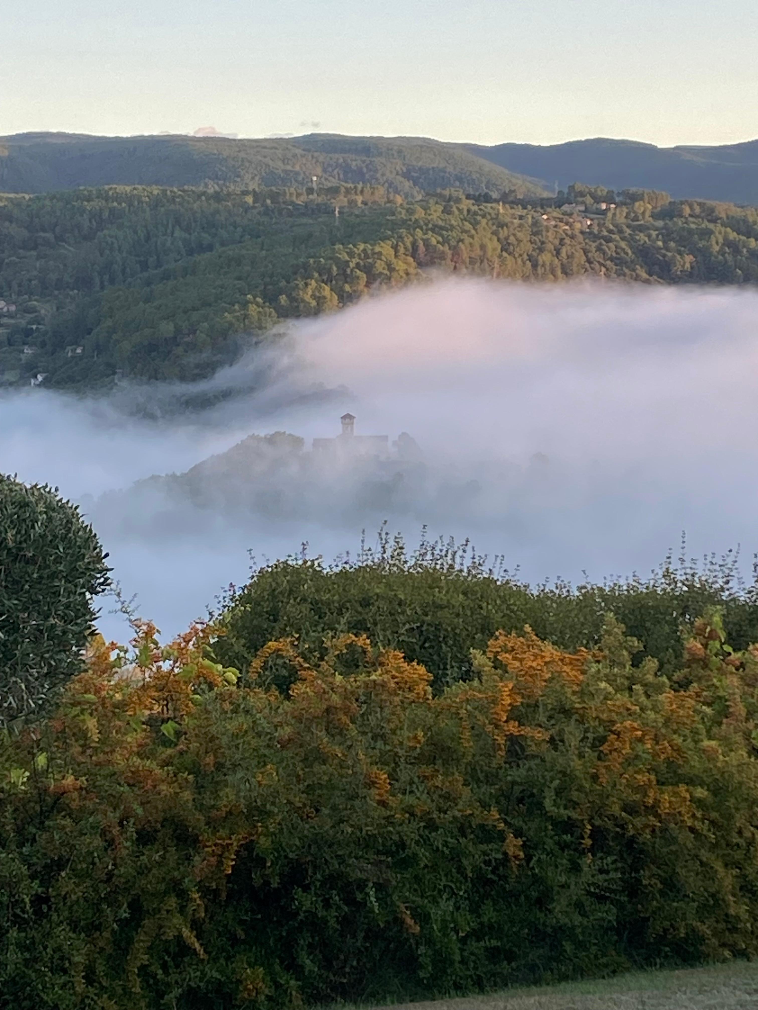 Vue au lever du soleil 