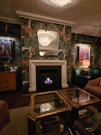 Lovely log fire in lounge