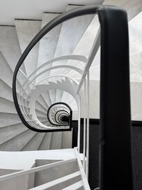 View down from the 7th floor