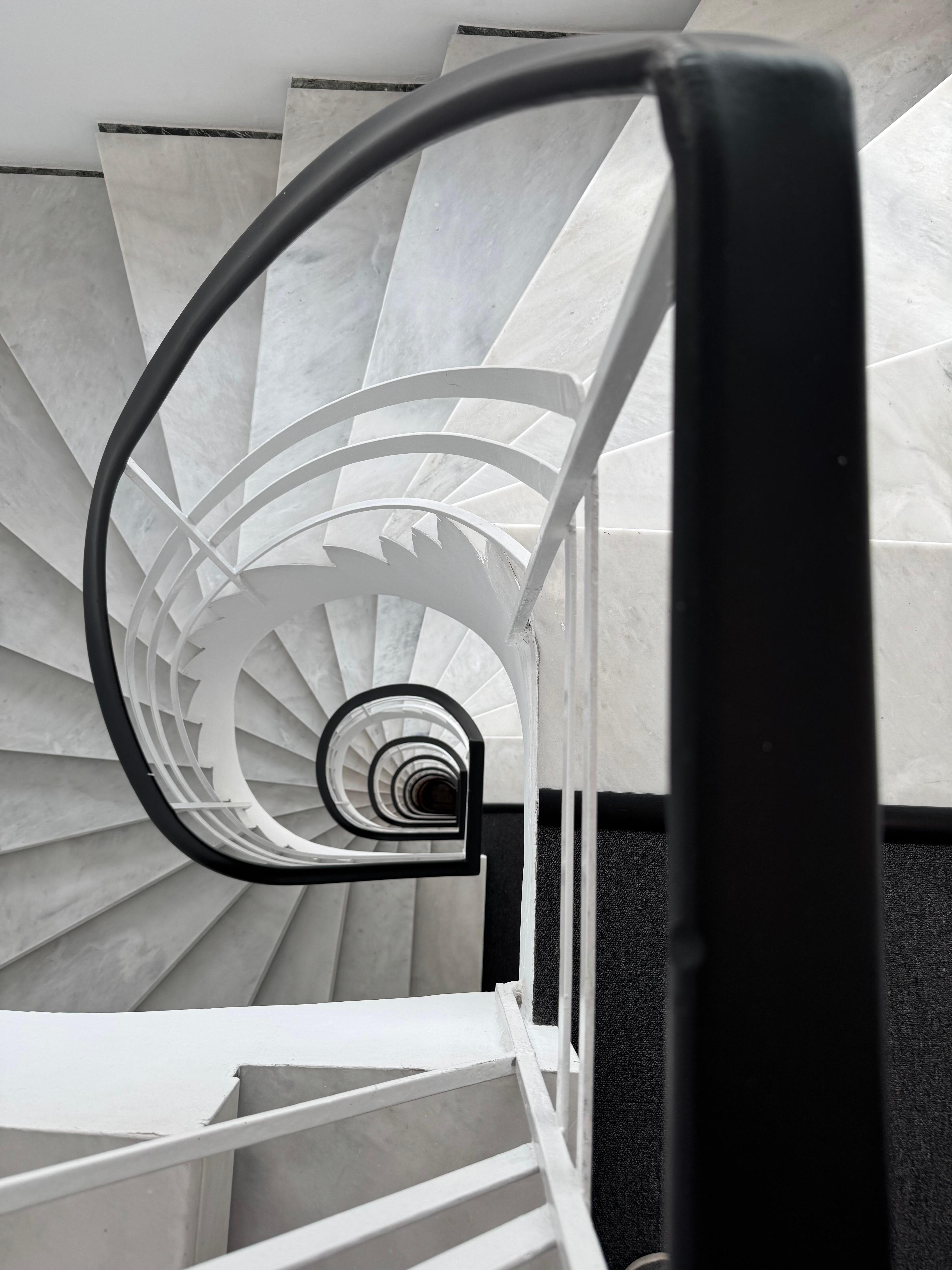 View down from the 7th floor