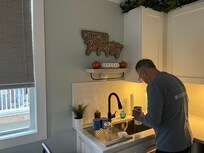 Great little kitchen for coffee