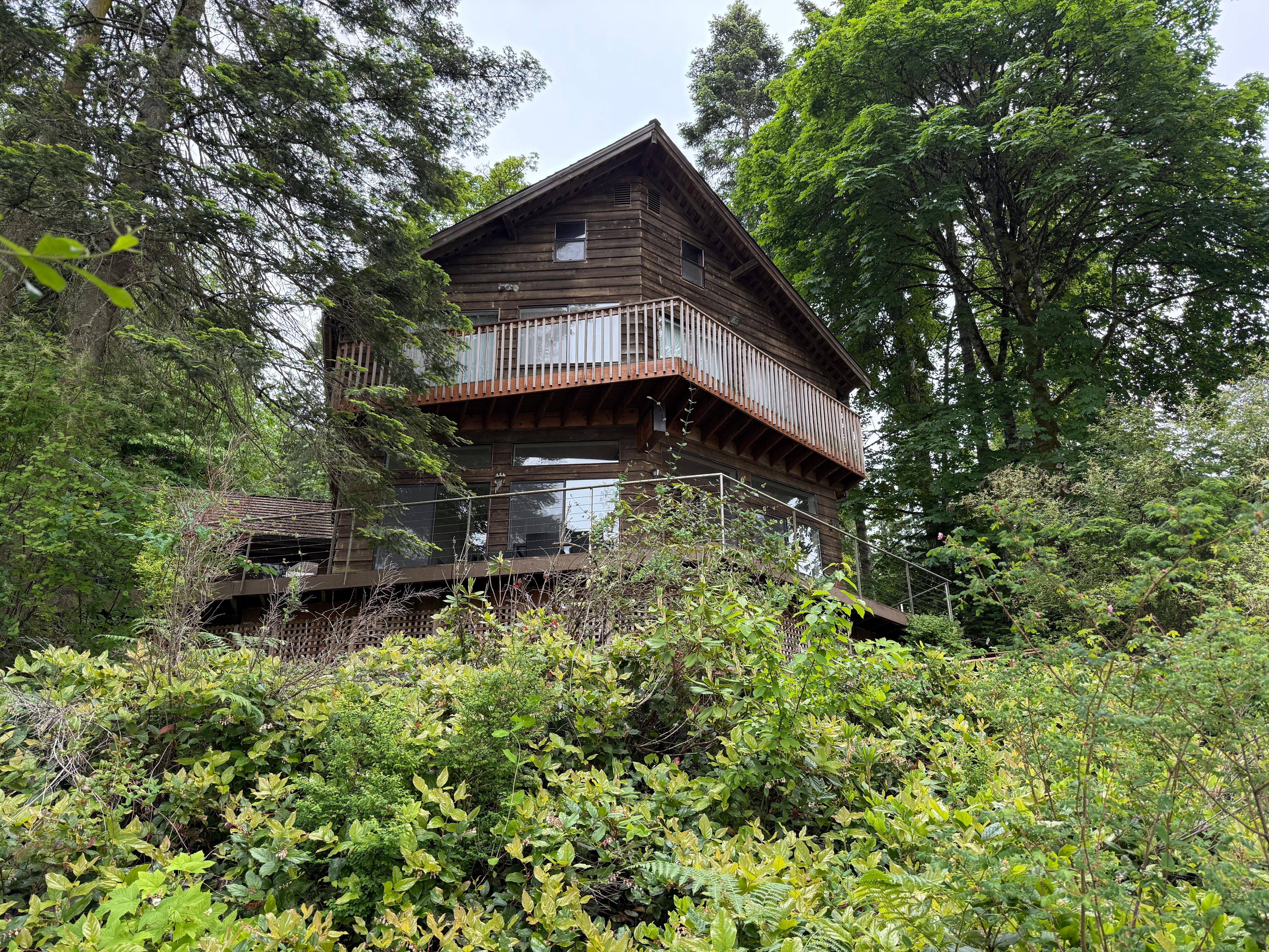 View of house from the beach 