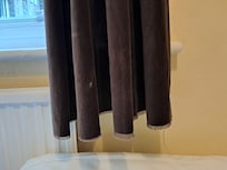 Frayed curtains