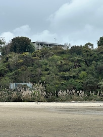 The house taken from the beach.