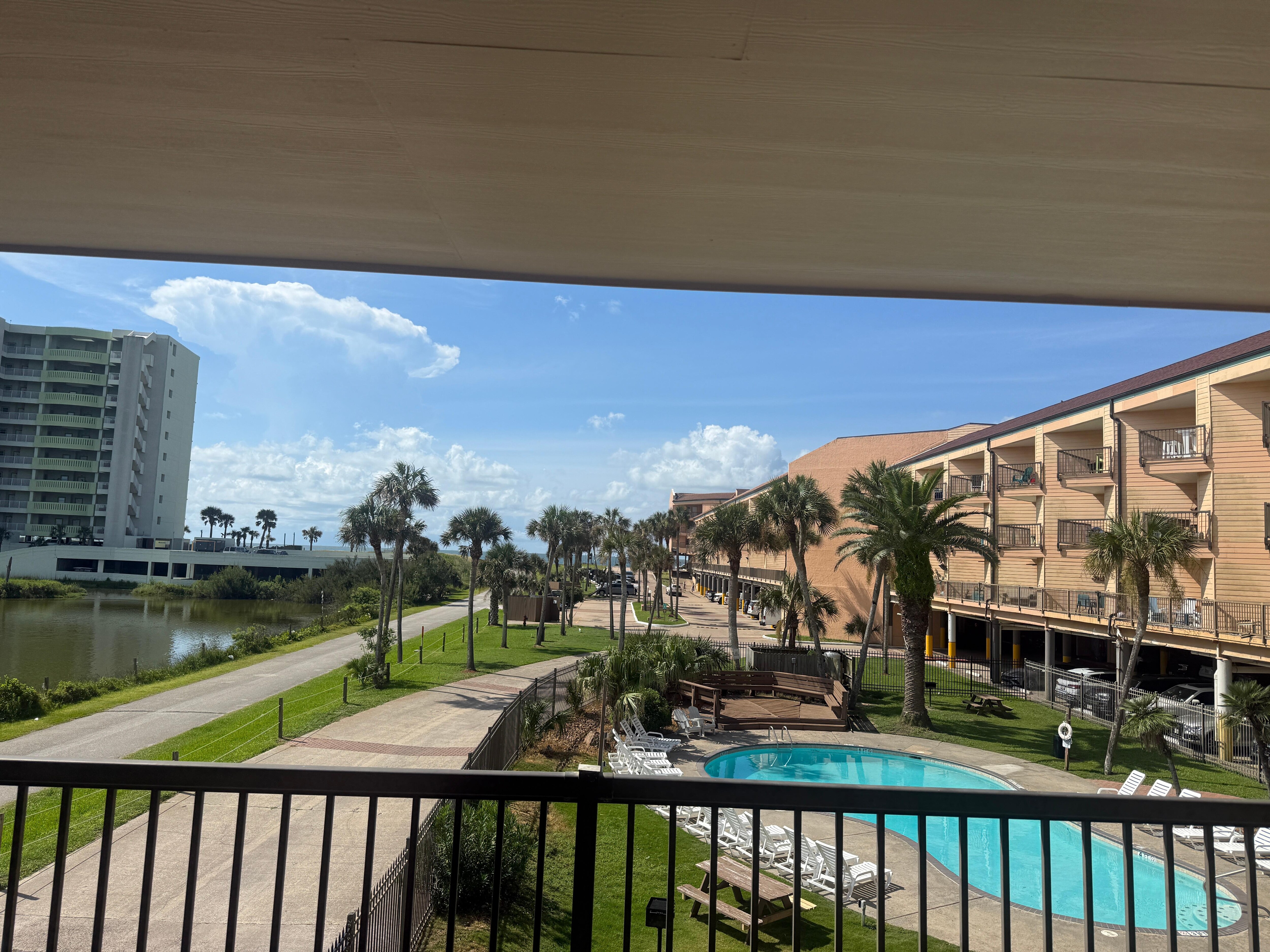 View from balcony 