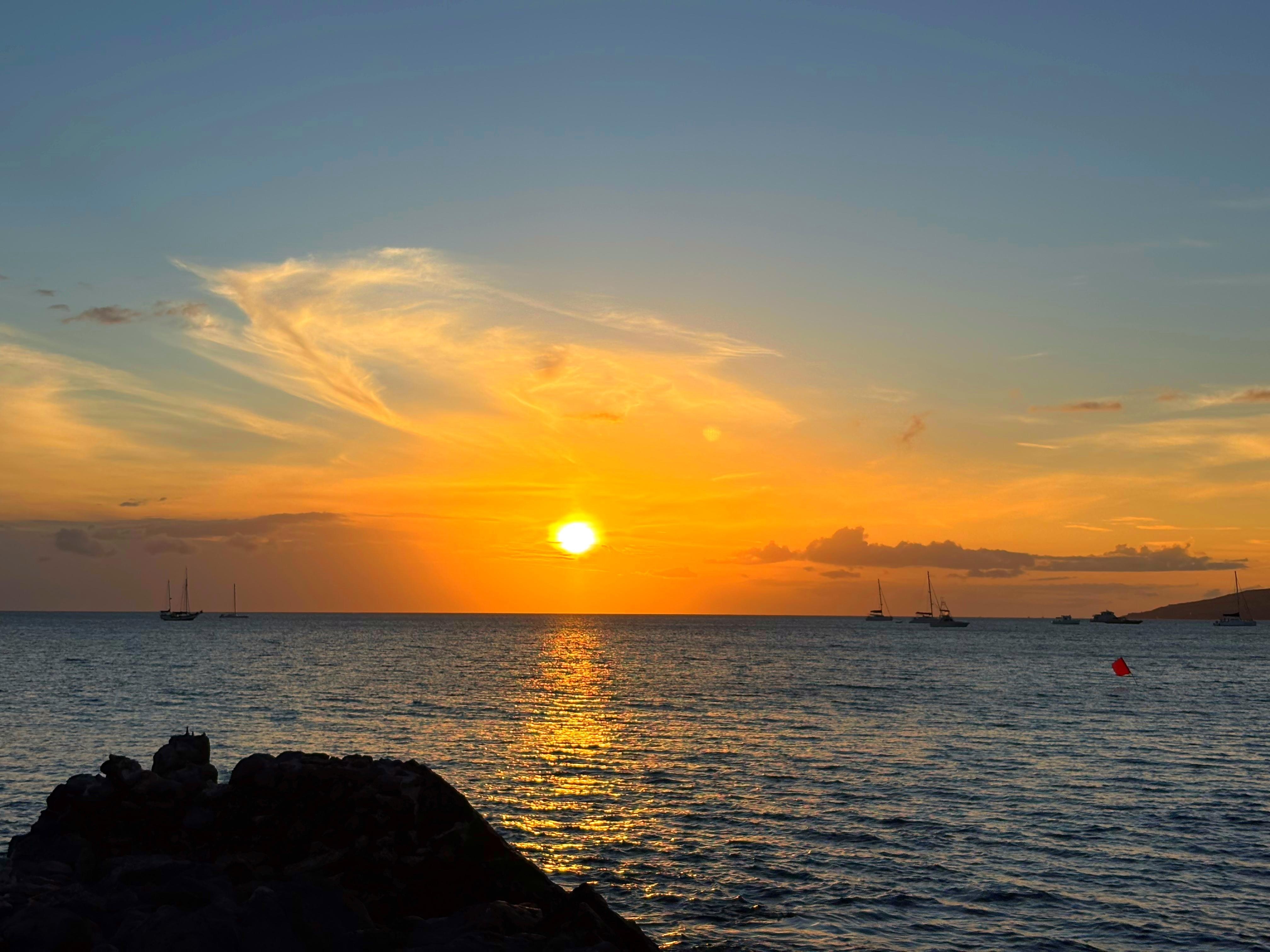 Sunset from the condo