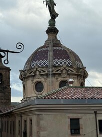 View from the rooftop restaurant and pool