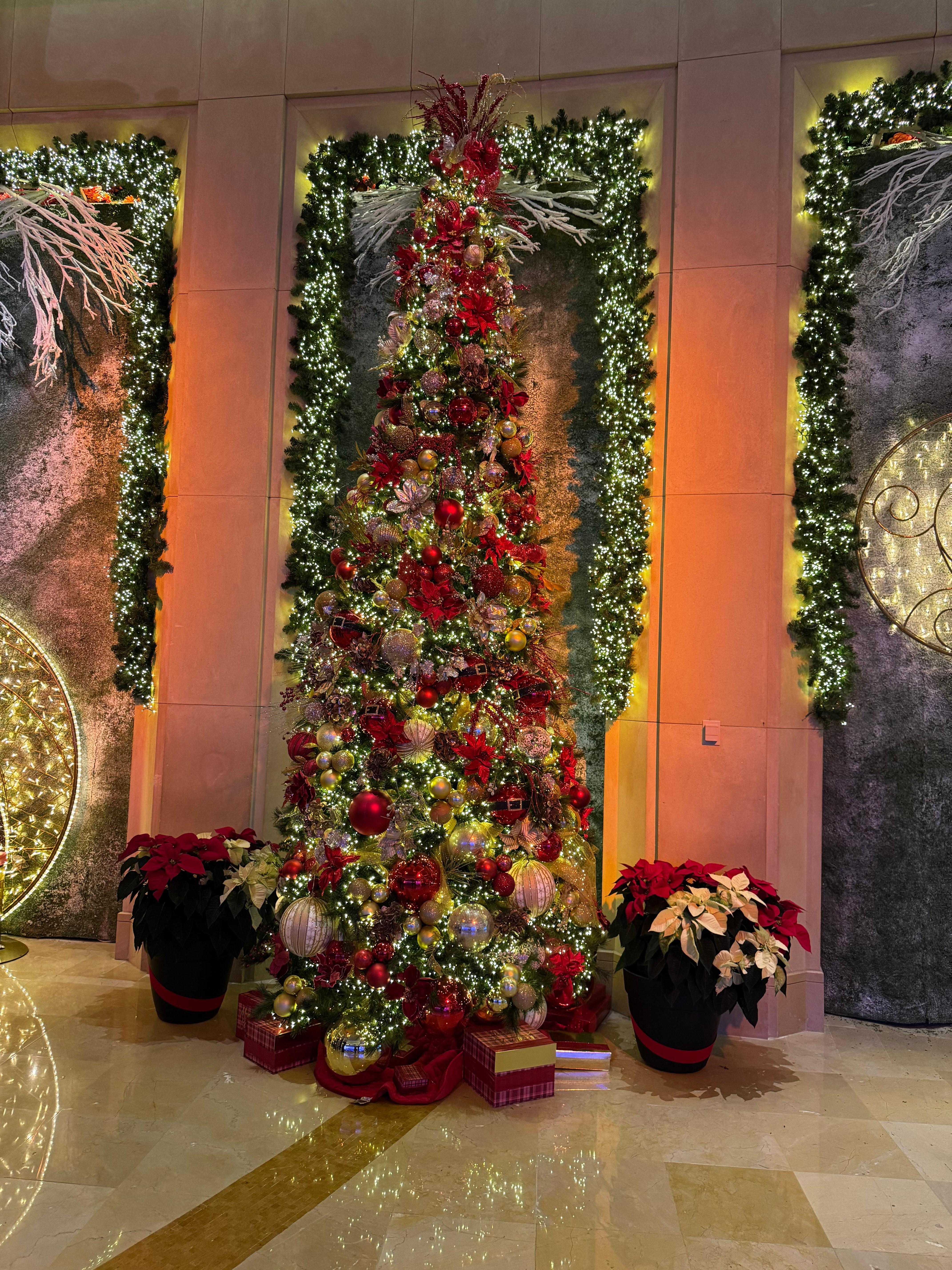 Christmas in the air at The Borgata..
