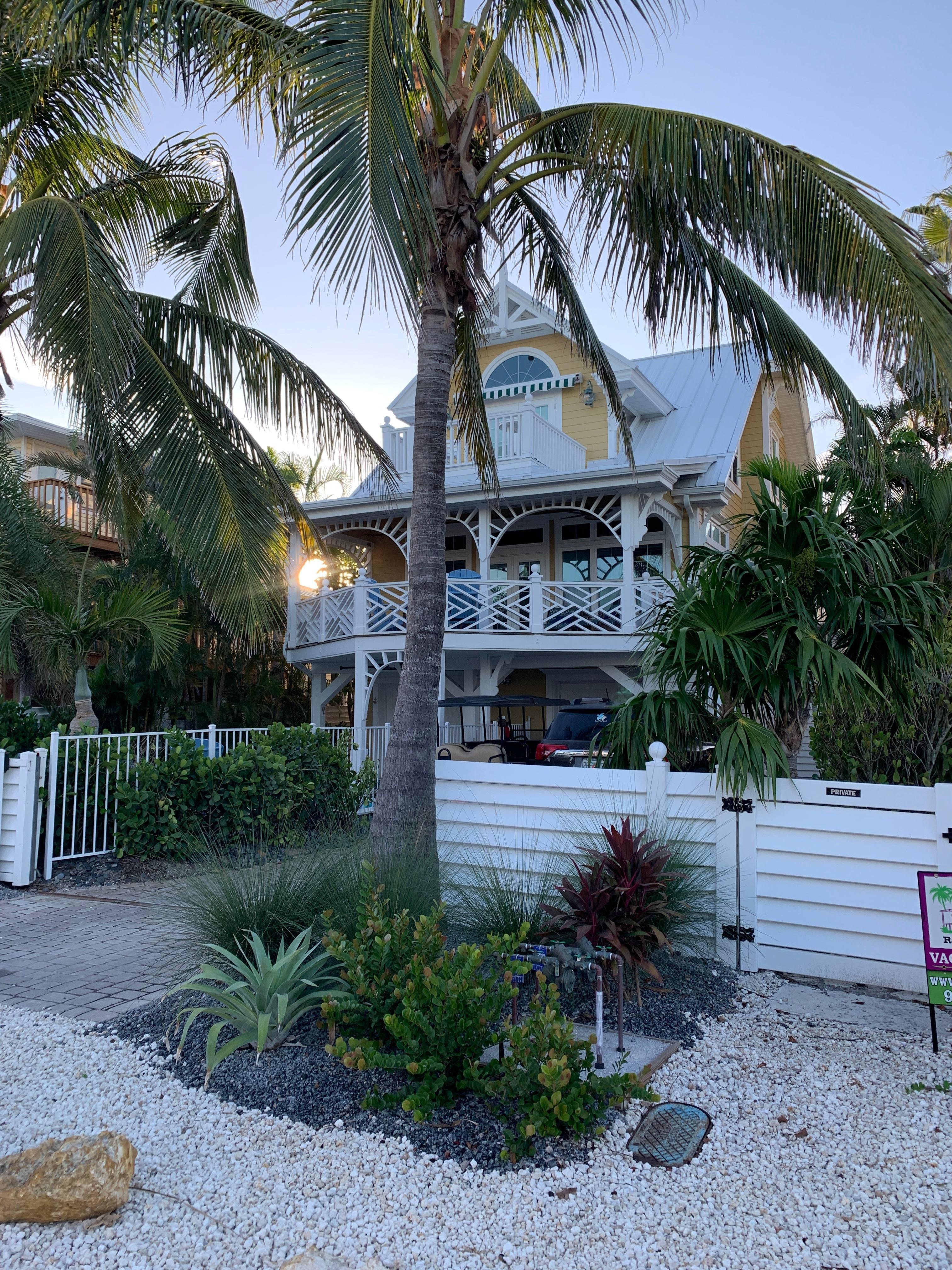 View from the street. It really is the prettiest house on the road!!!