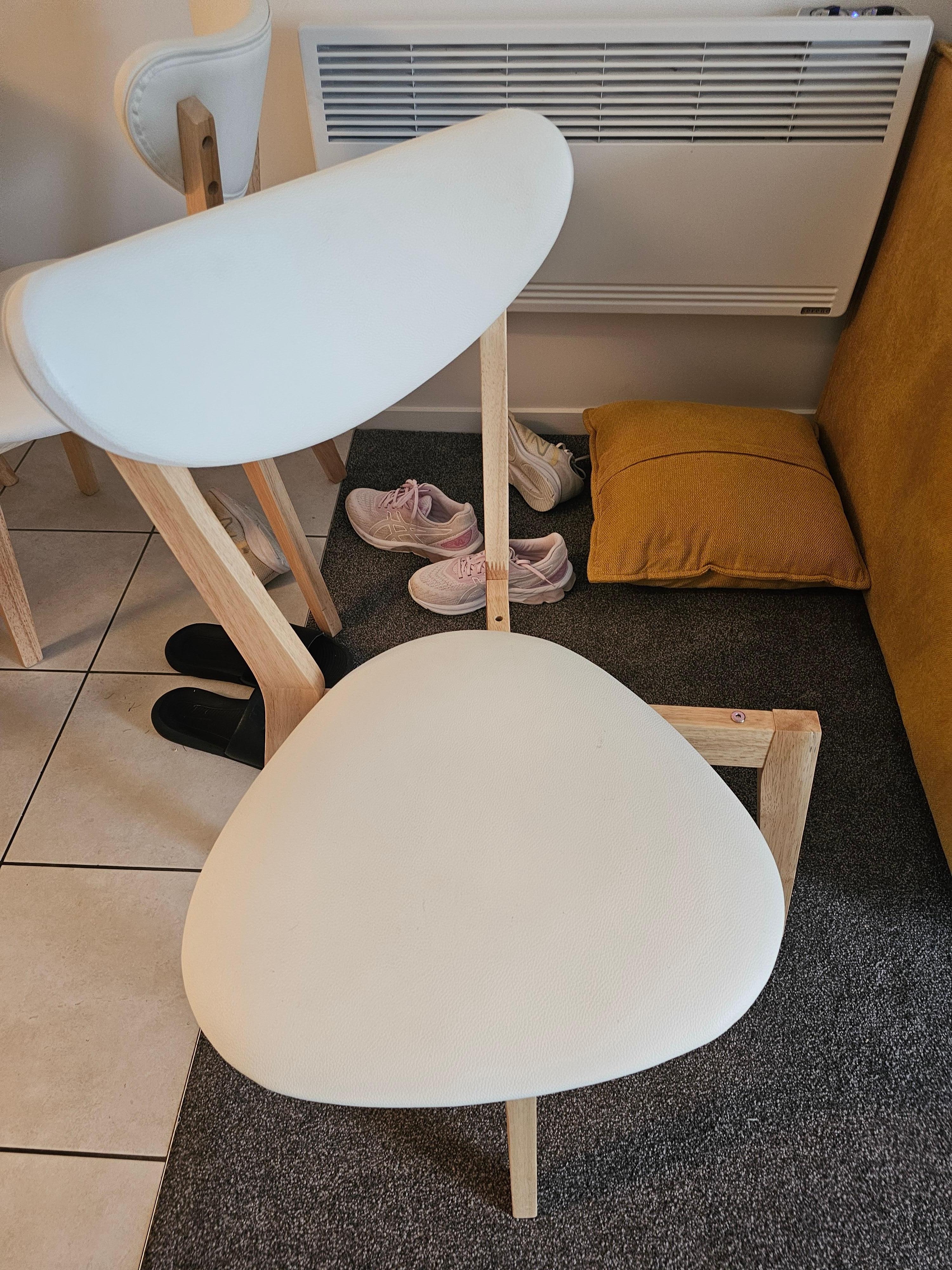 Broken dining  chairs. 