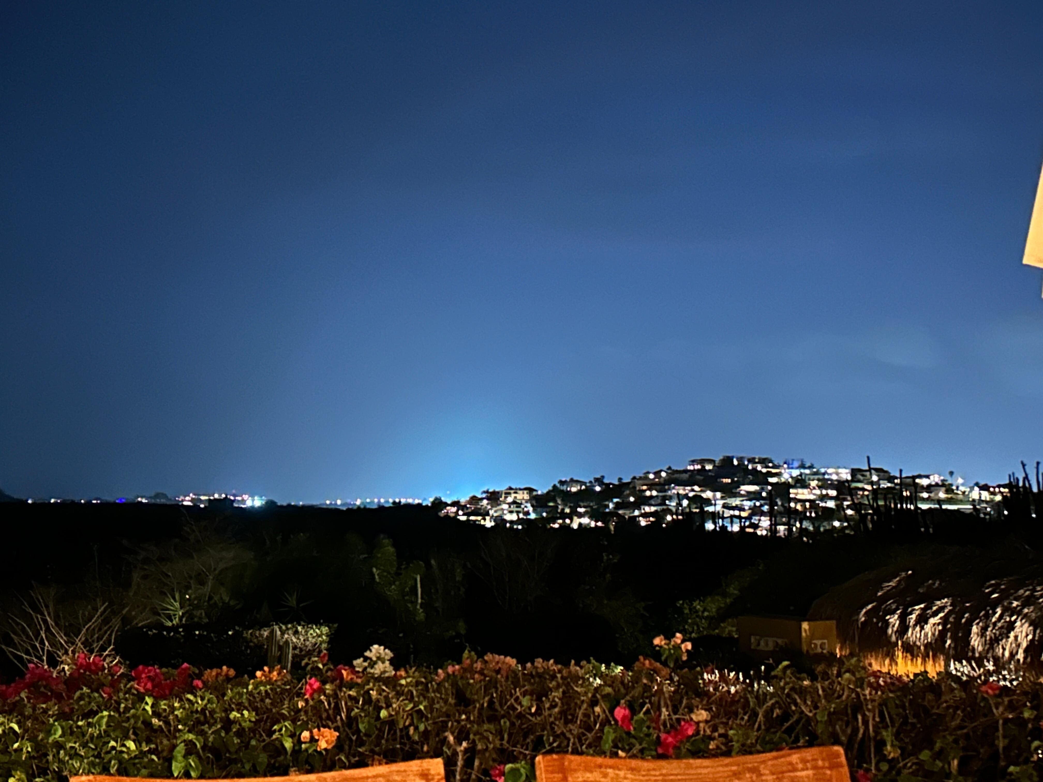 Nighttime view