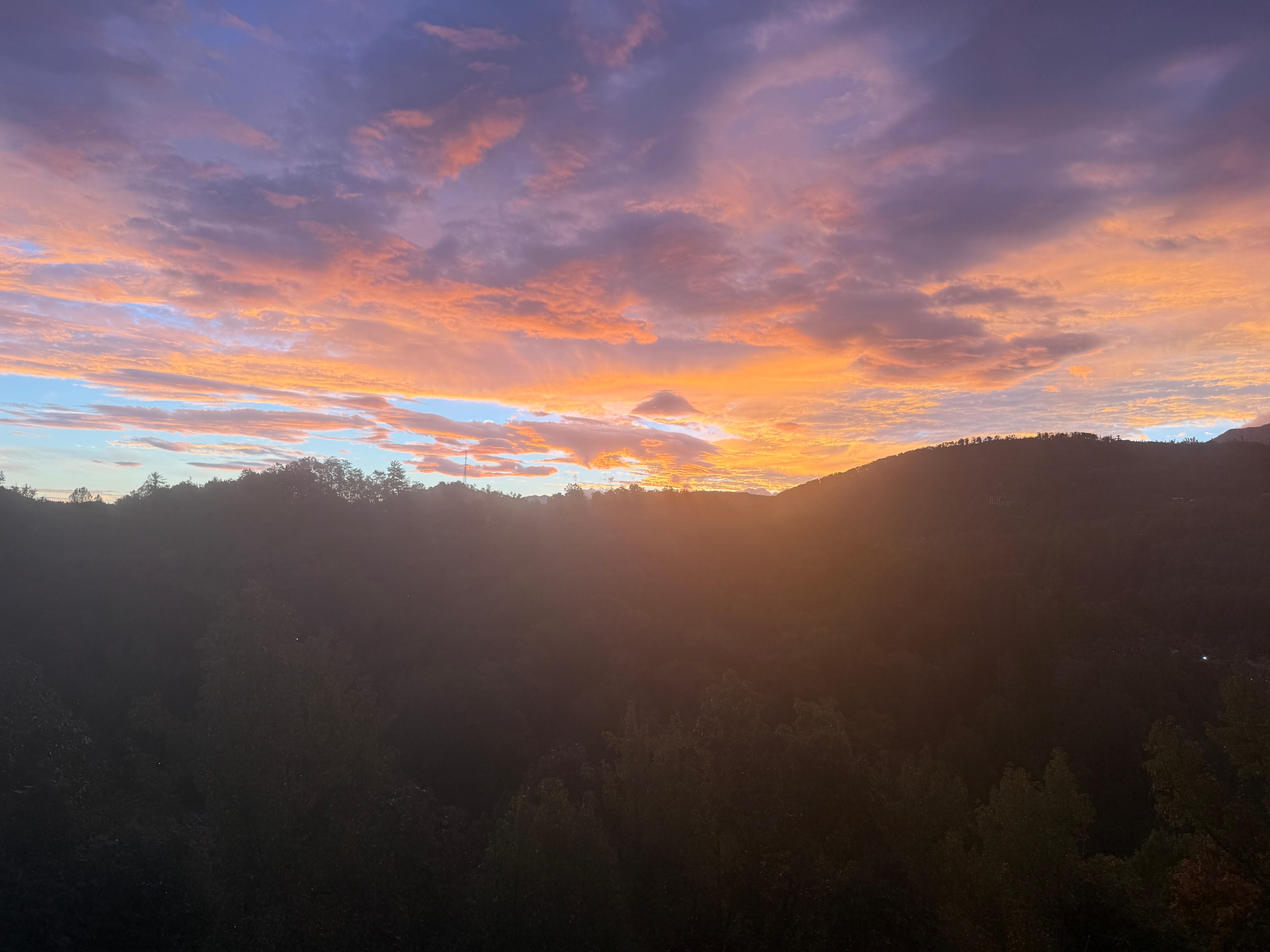 The view from the porch…