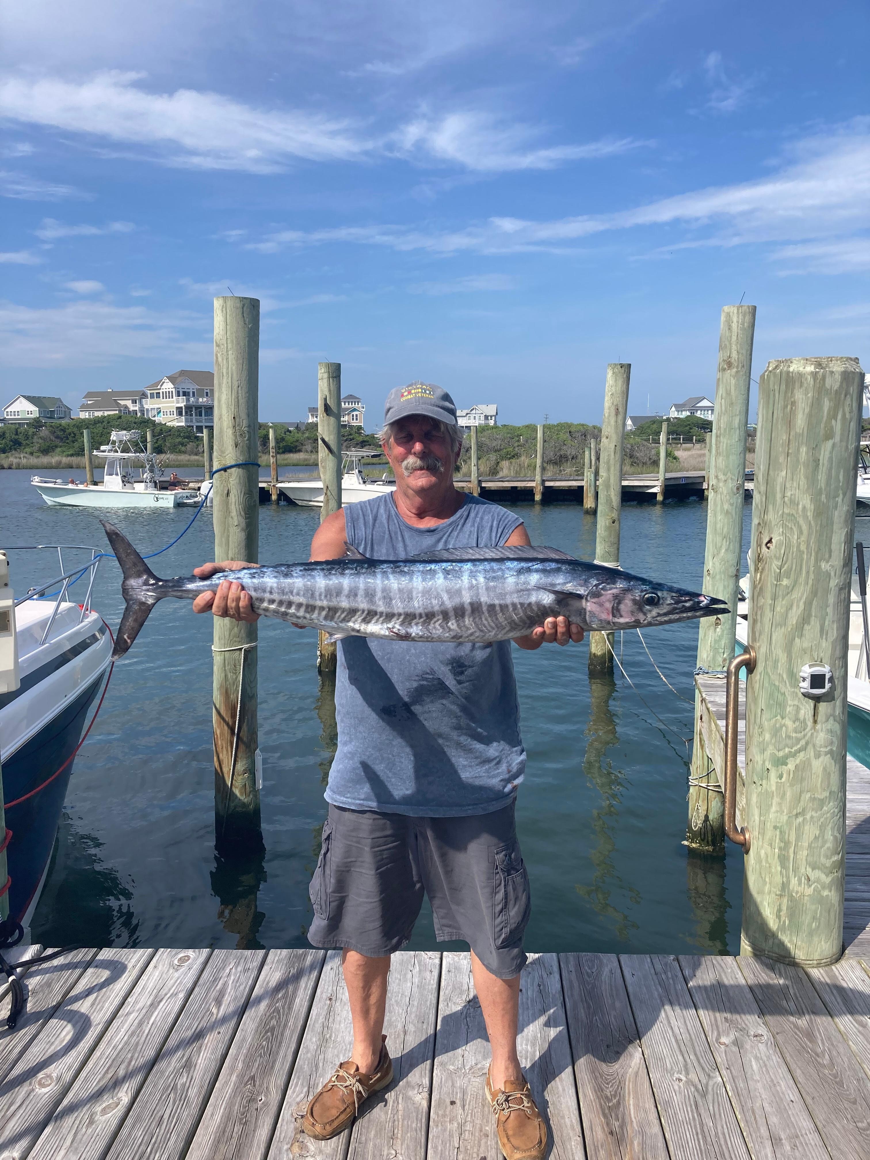 Cape Hatteras derp sea fishing charter by Under Pressure Charters
Caught and cleaned 170 # fish
Including Black Fin and Yellow fin Tuna, Amberjack, MaHi, MaHi and wahoo
Best Charter ever just down the Hwy 12 from our rental