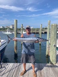 Cape Hatteras derp sea fishing charter by Under Pressure Charters
Caught and cleaned 170 # fish
Including Black Fin and Yellow fin Tuna, Amberjack, MaHi, MaHi and wahoo
Best Charter ever just down the Hwy 12 from our rental