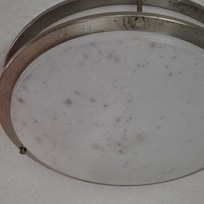 Moldy light in room