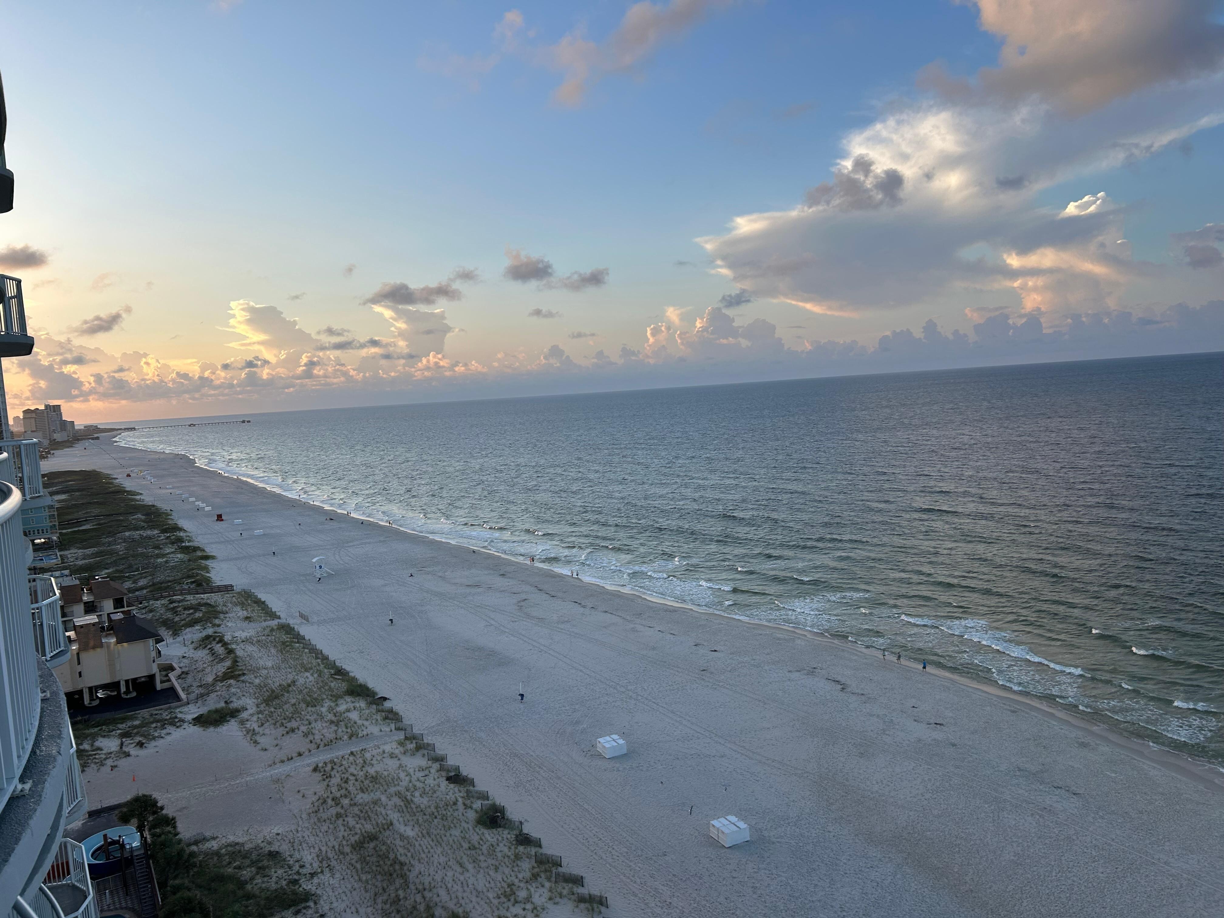 Photo from the balcony. 