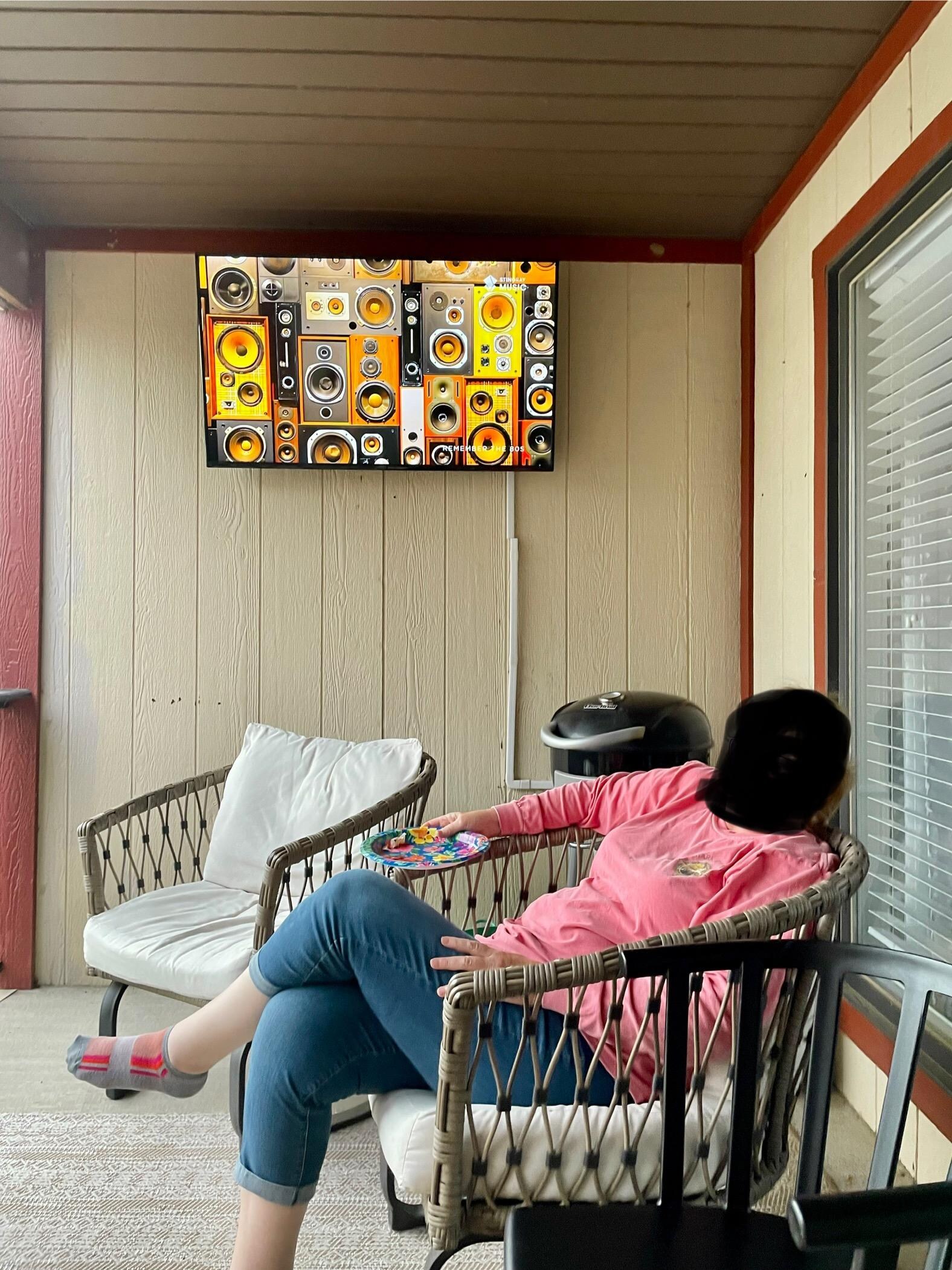Balcony tv