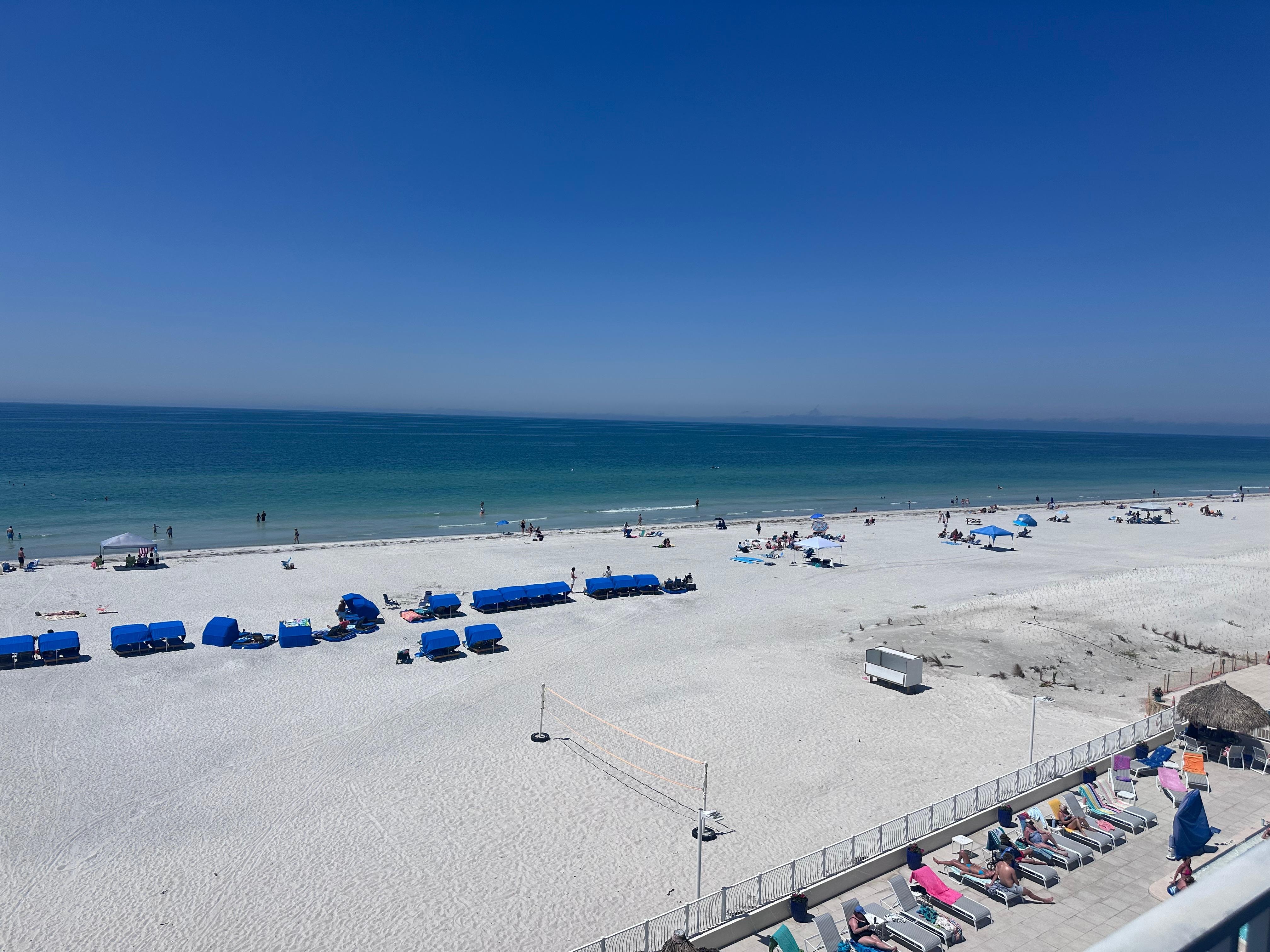 Balcony beach view