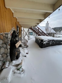 Front side winter view