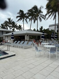 Pool bar area