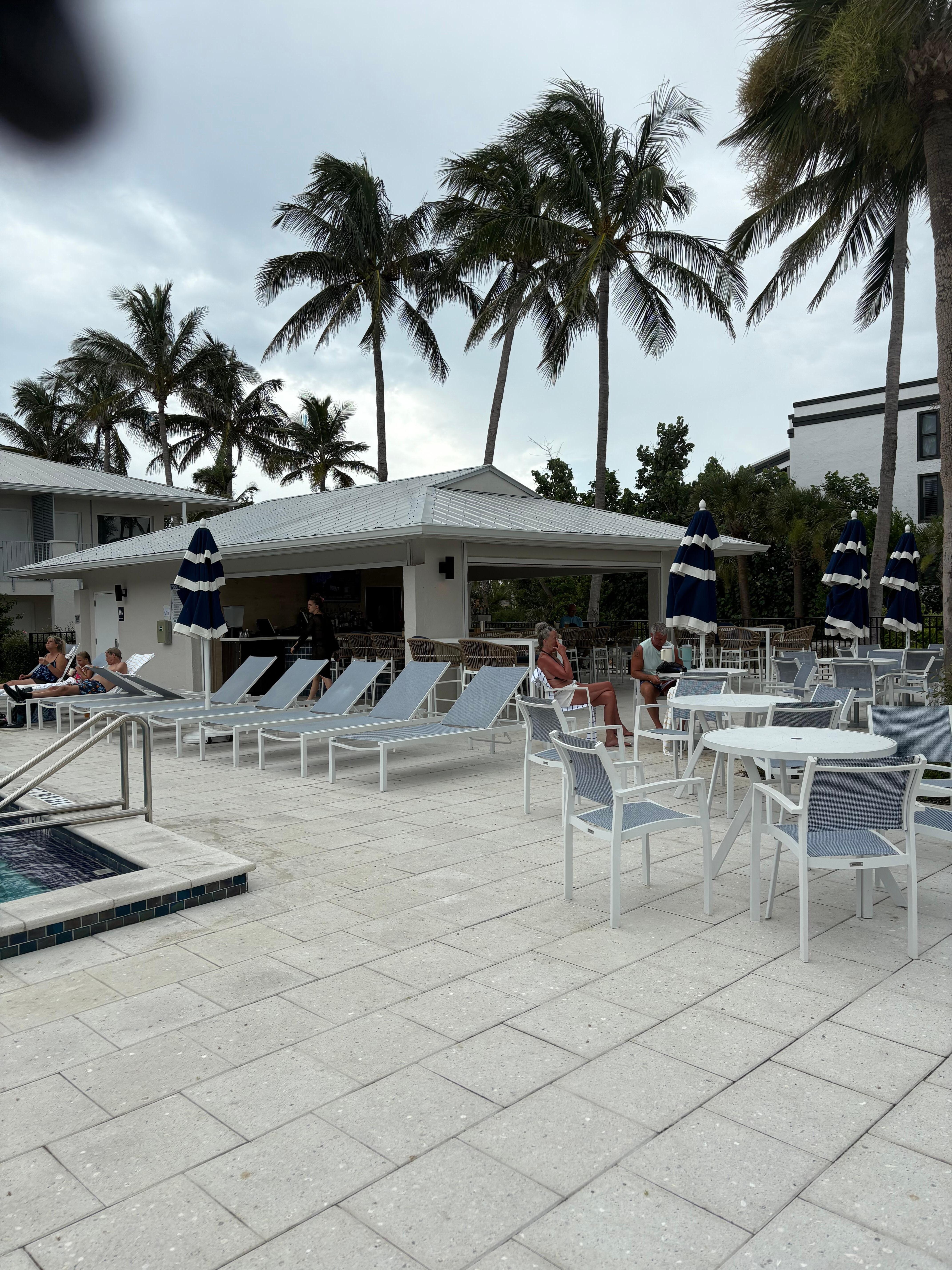Pool bar area