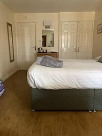 Comfortable bed room to move around