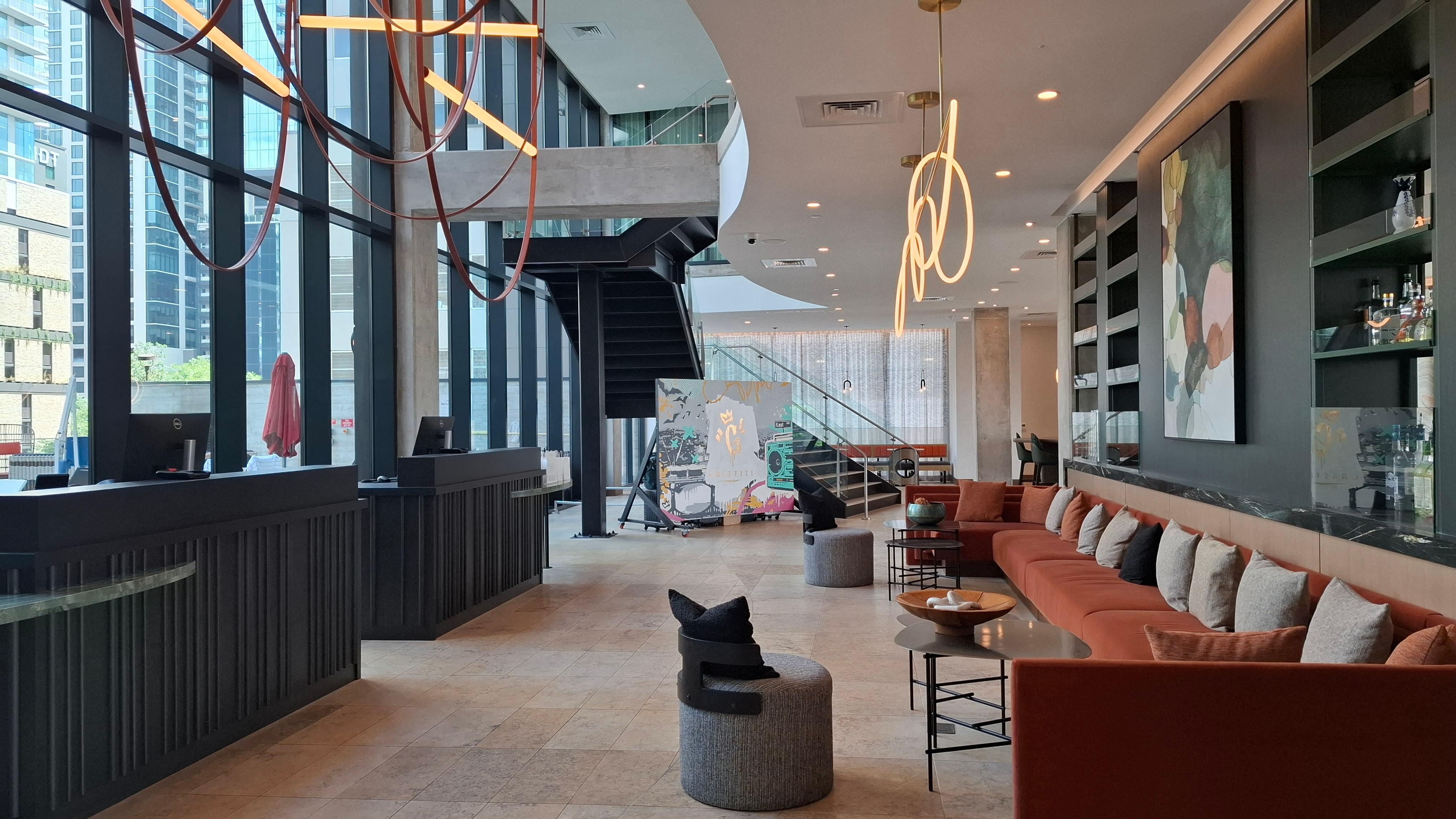 Trendy lobby