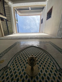 courtyard with pool